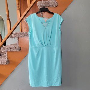 Banana Republic Turquoise Midi dress